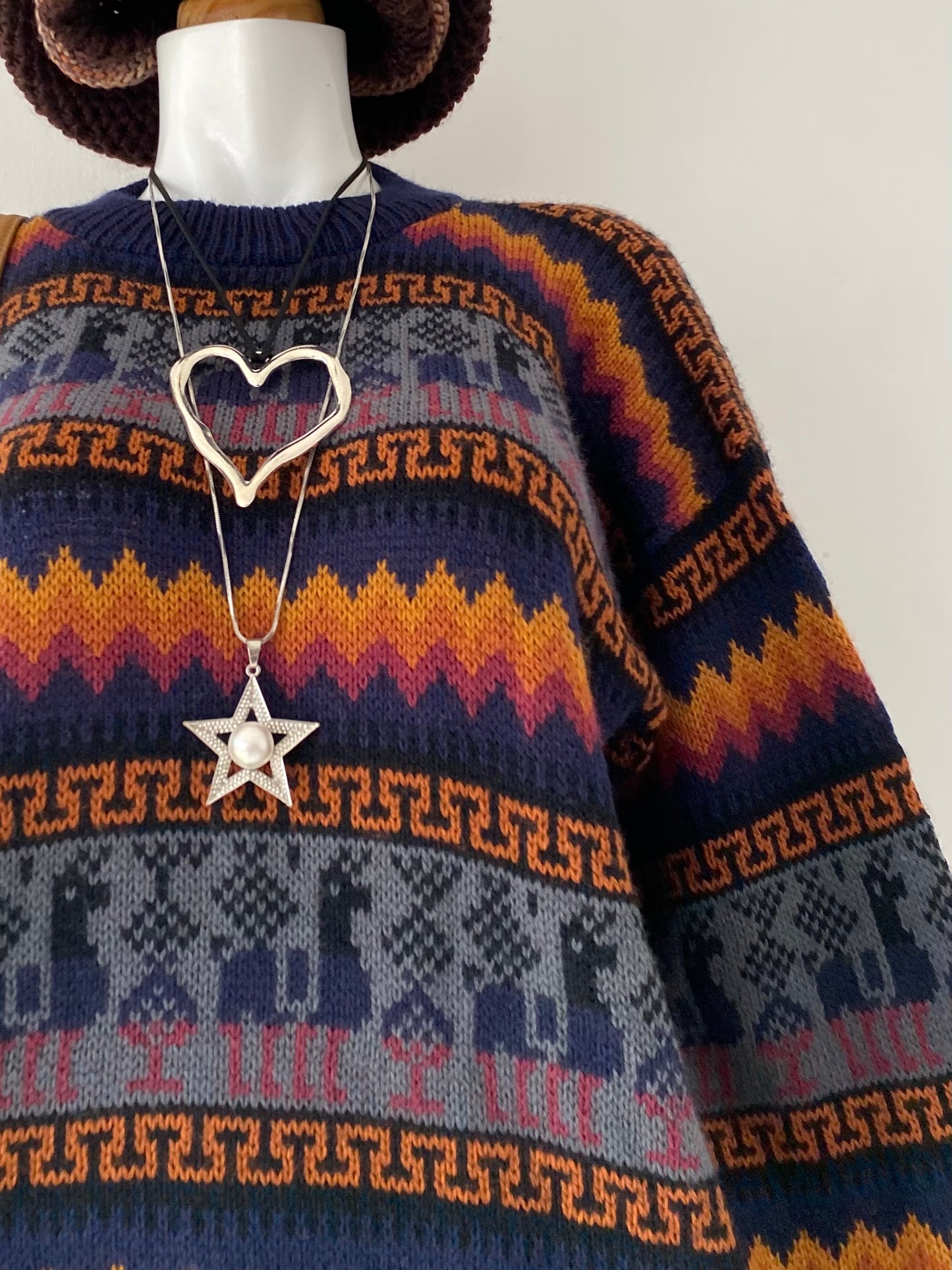 Oversized wool sweater