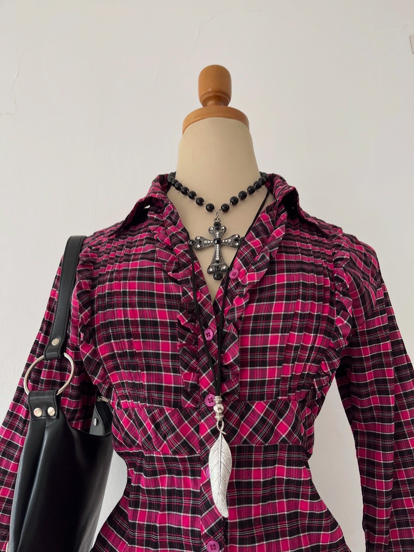 Checkered blouse