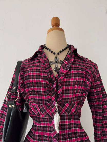 Checkered blouse