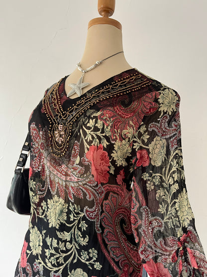 Boho chic blouse