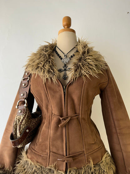 Penny lane jacket with warm inner lining