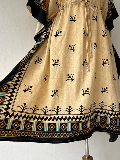 Oversized tribal dress