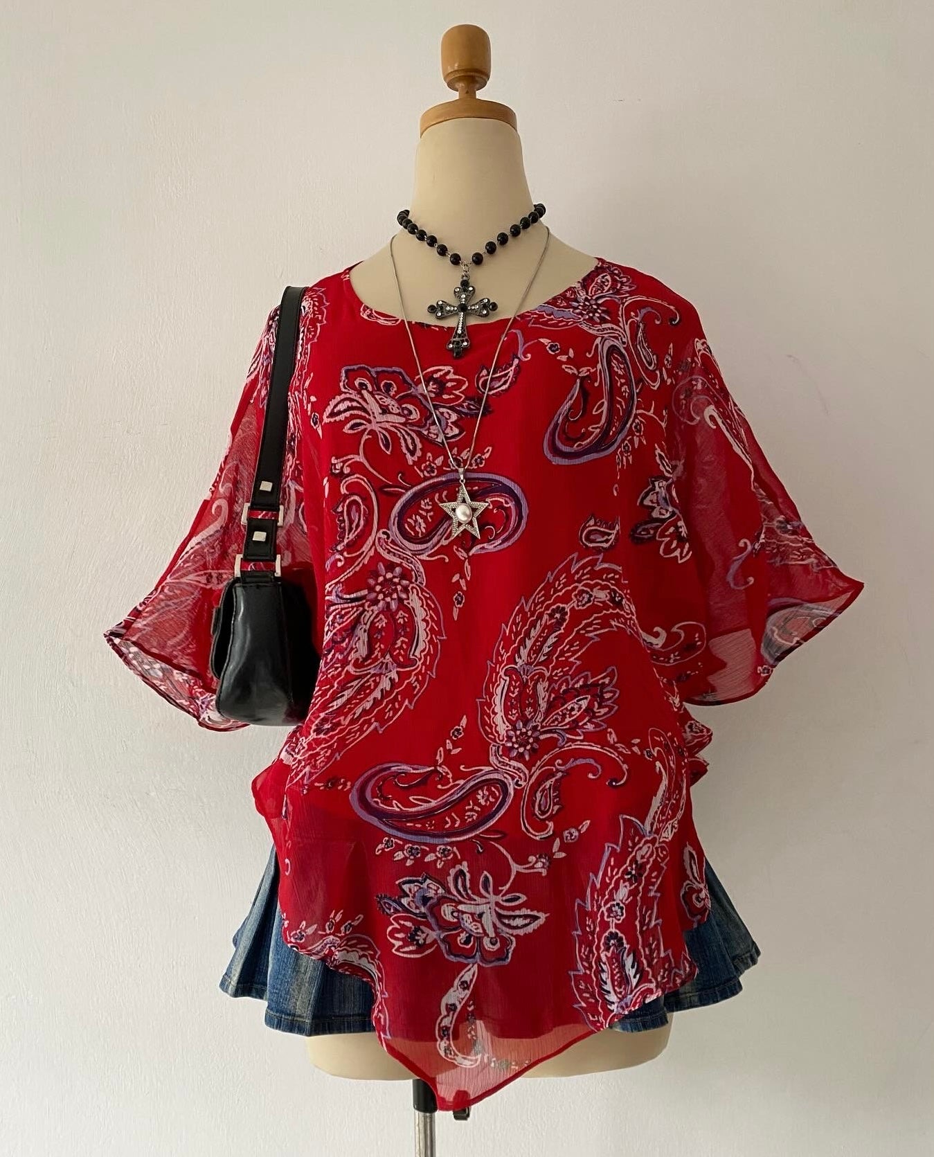 Boho chic blouse