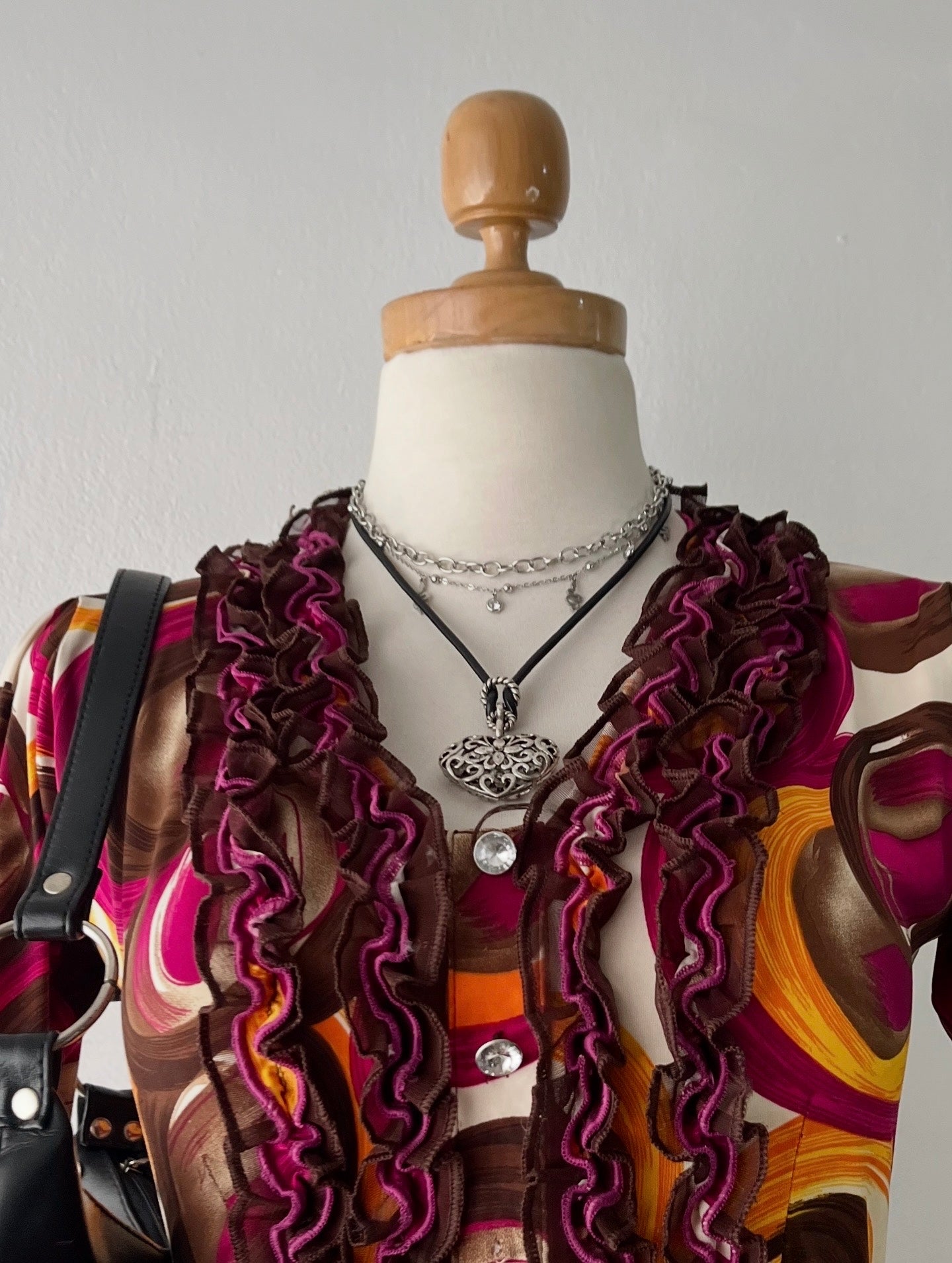 Victorian-style bell-sleeved top