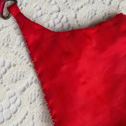 Beaded butterfly top