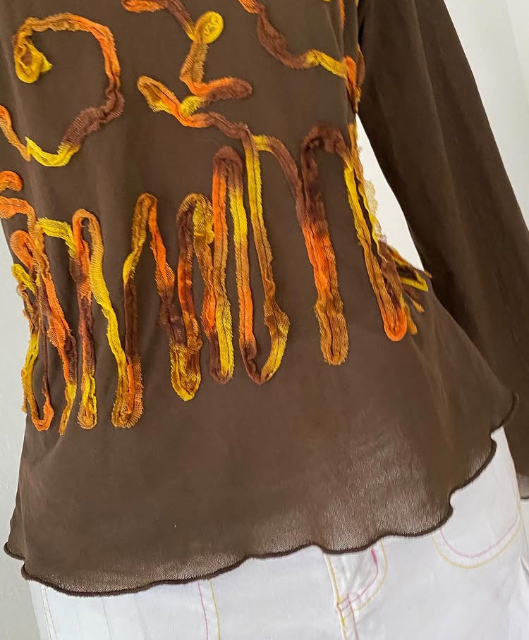 Adorable bohemian top
