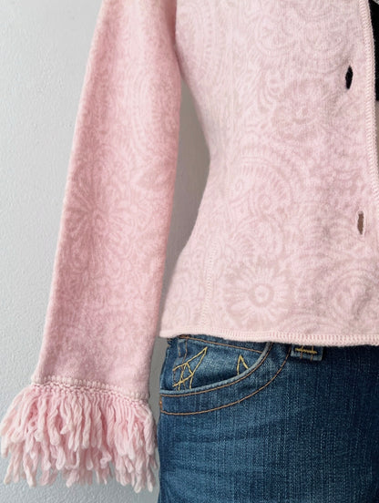 Coquette soft pink jacket