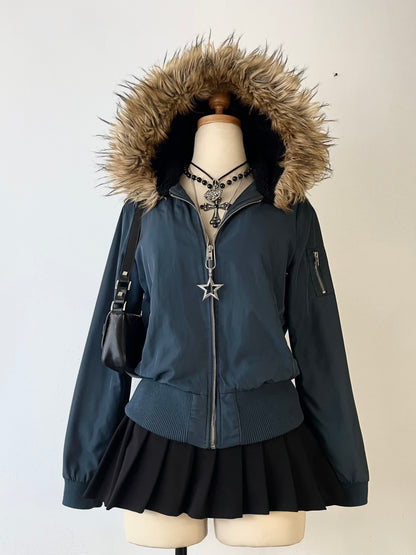 Padded jacket with hood