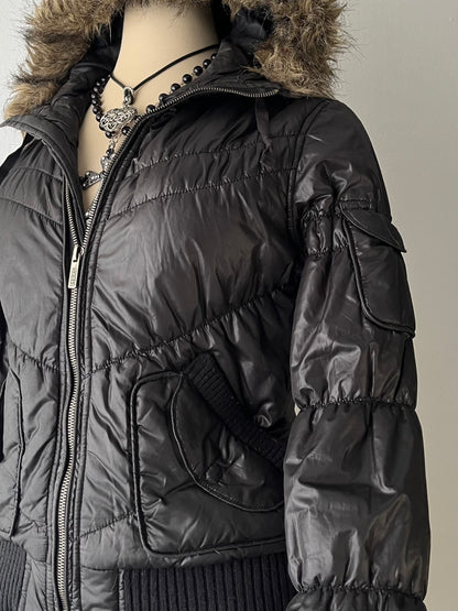 Padded jacket with hood