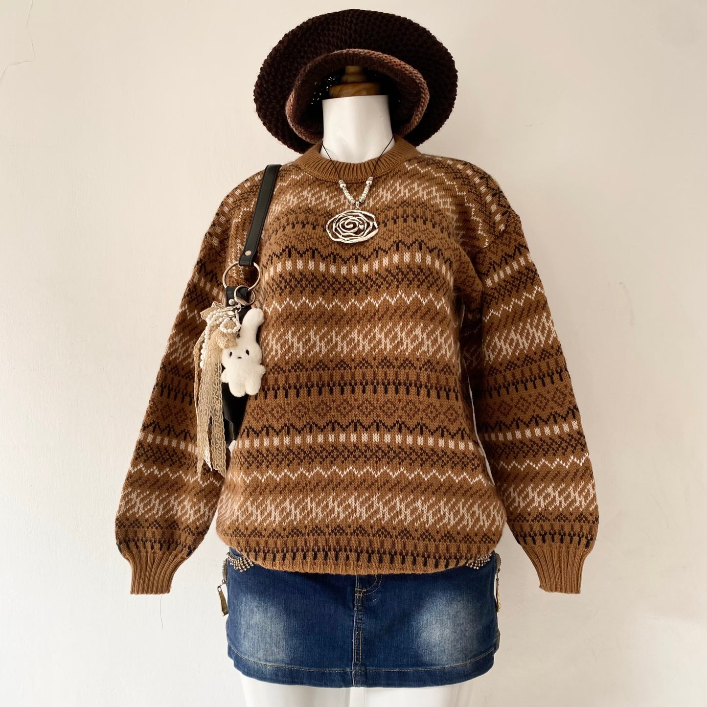 Oversized wool sweater