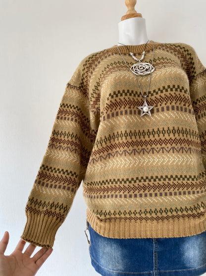Oversized wool sweater