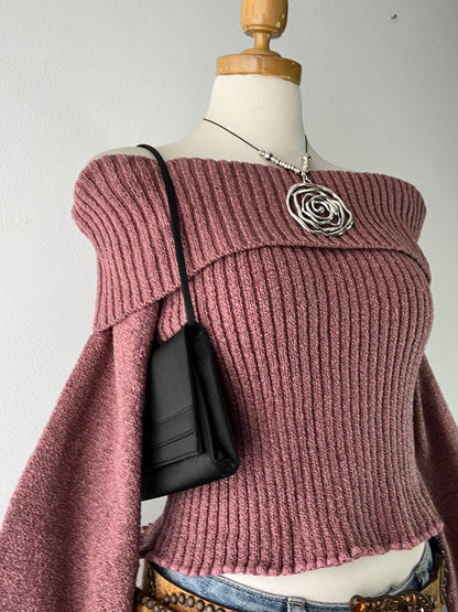Off shoulder sweater