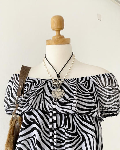 Adorable layered blouse