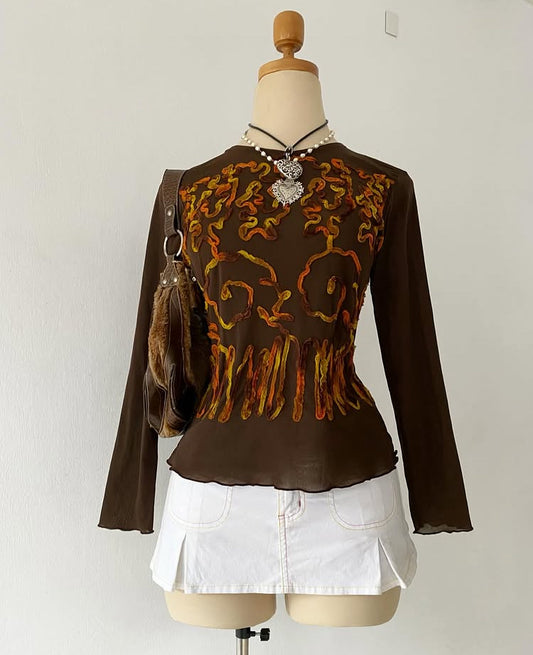 Adorable bohemian top