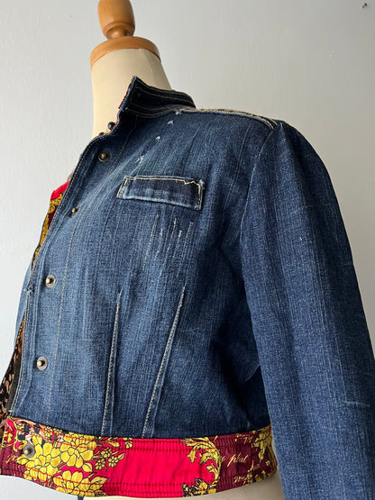 Baby Phat high-waisted jean jacket