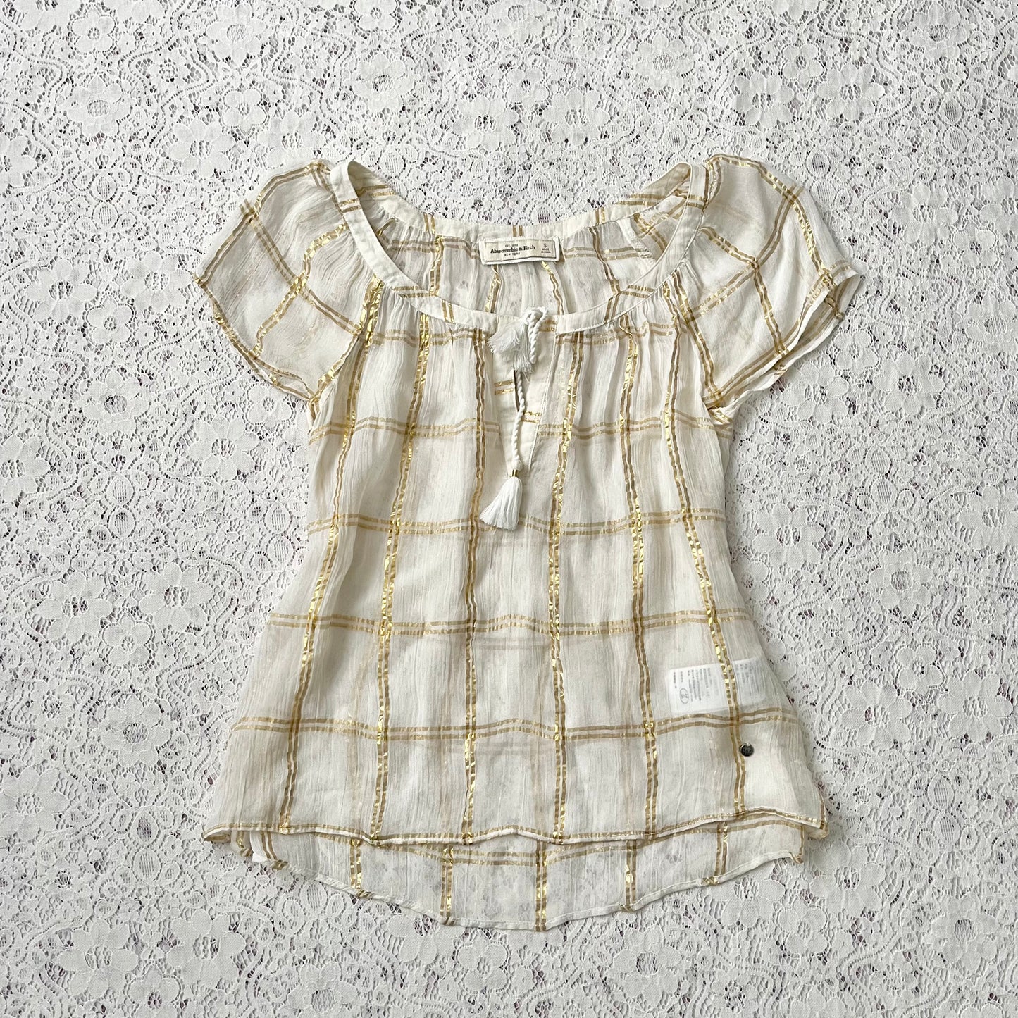 Abercrombie silk top