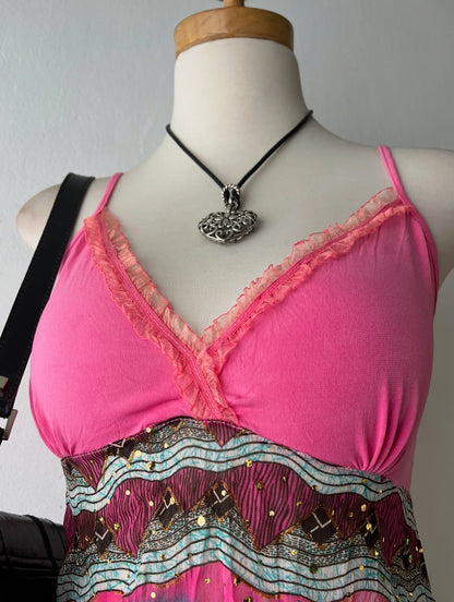 Boho chi cami top