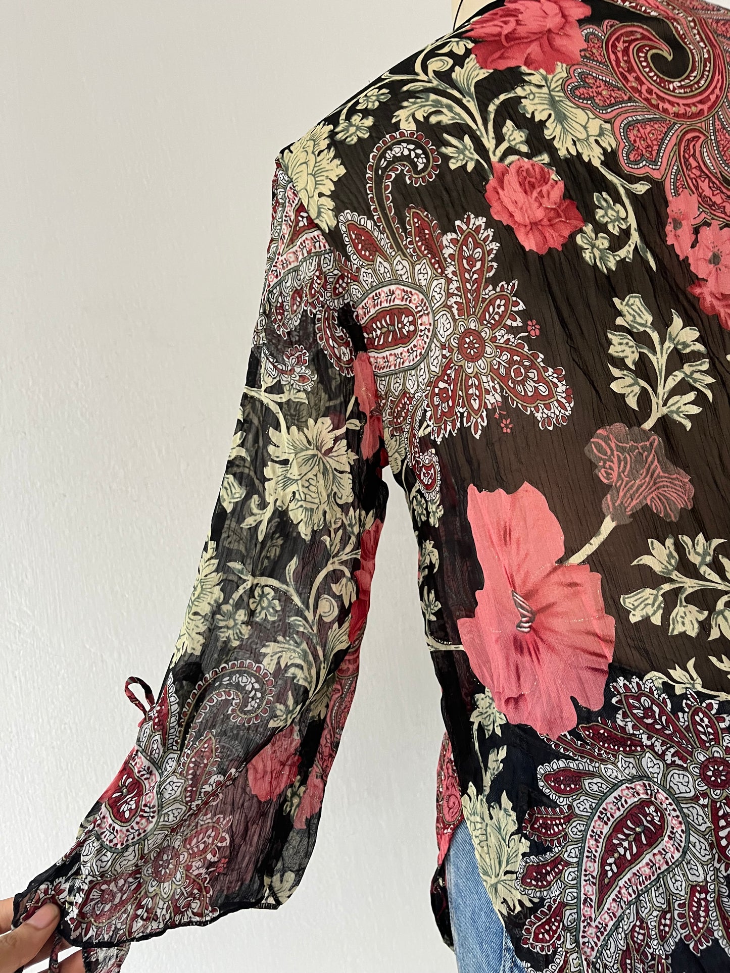 Boho chic blouse