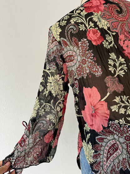 Boho chic blouse