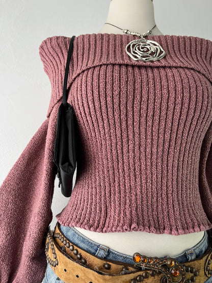 Off shoulder sweater