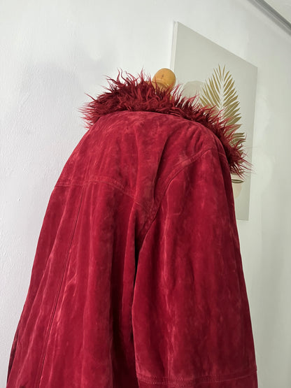 Burgundy penny lane jacket