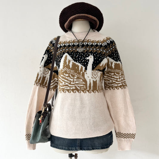 Oversized wool sweater