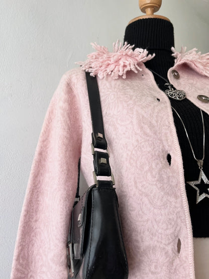 Coquette soft pink jacket