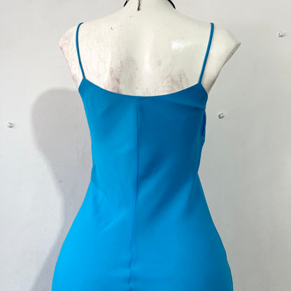 Light blue dress with bow