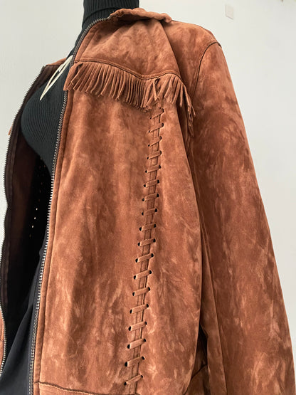 Oversized cow girl jacket
