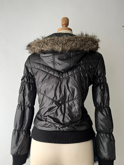 Padded jacket with hood