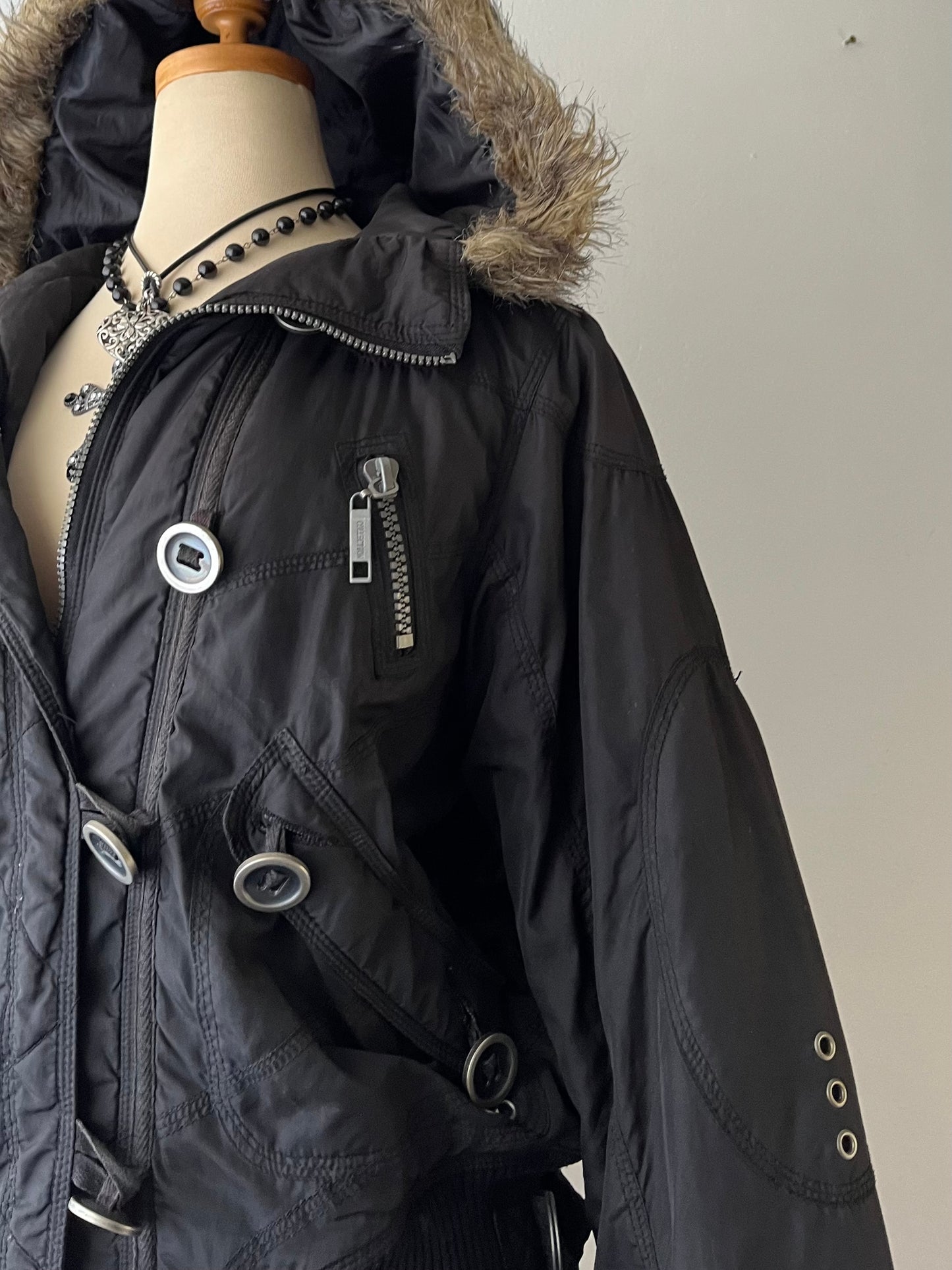 Padded jacket with hood