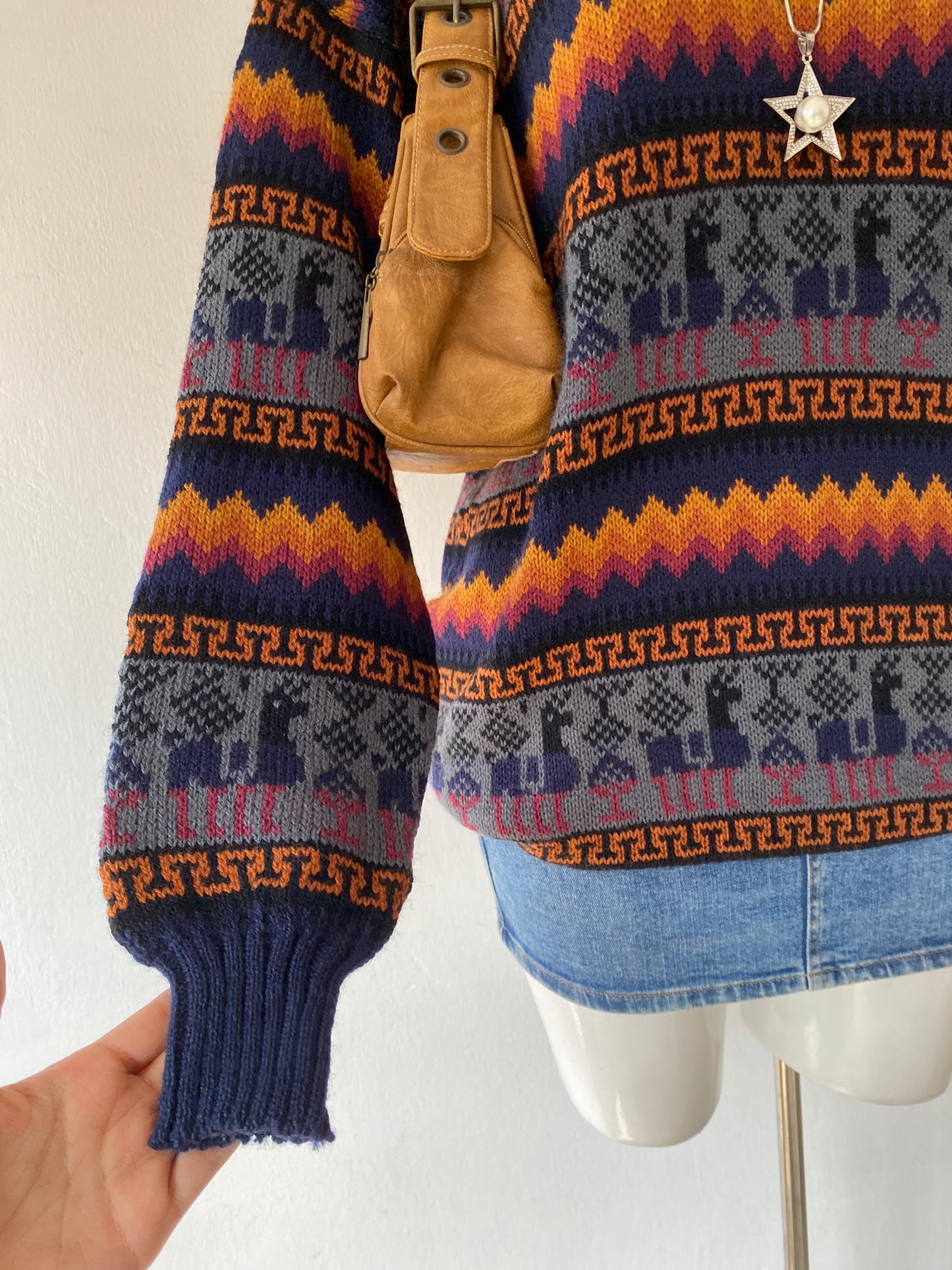Oversized wool sweater