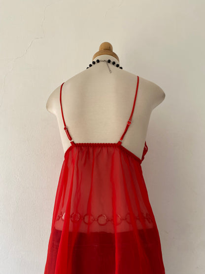 Lingerie red top
