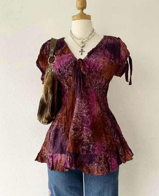 Adorable bohemian top
