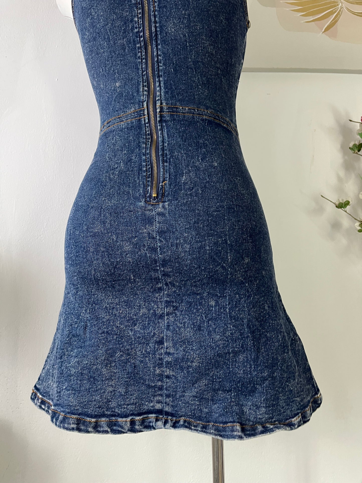 Grunge denim dress