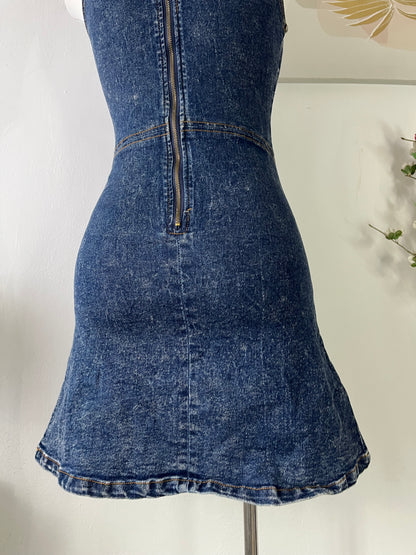 Grunge denim dress