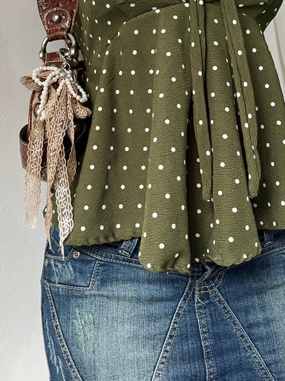 Polka dots top