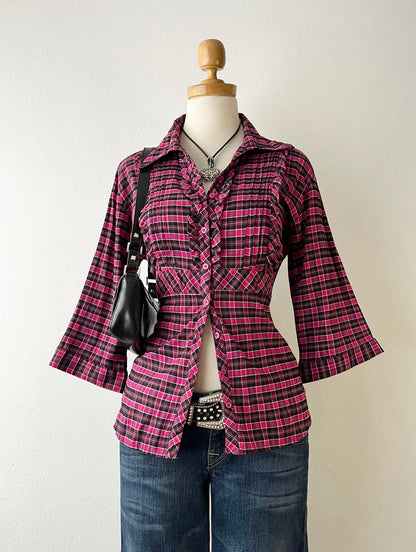 Checkered blouse