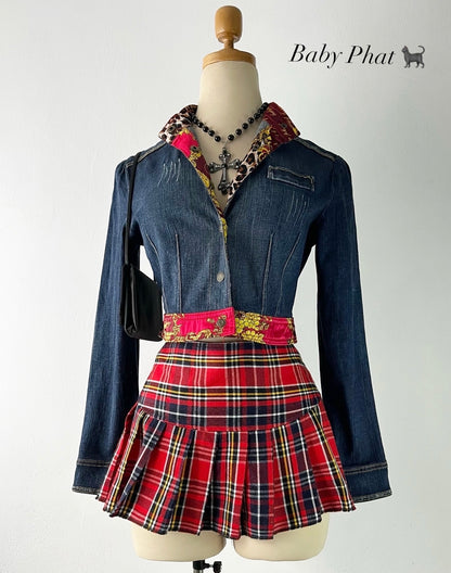 Baby Phat high-waisted jean jacket