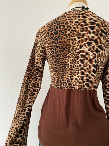 Cheetah print top