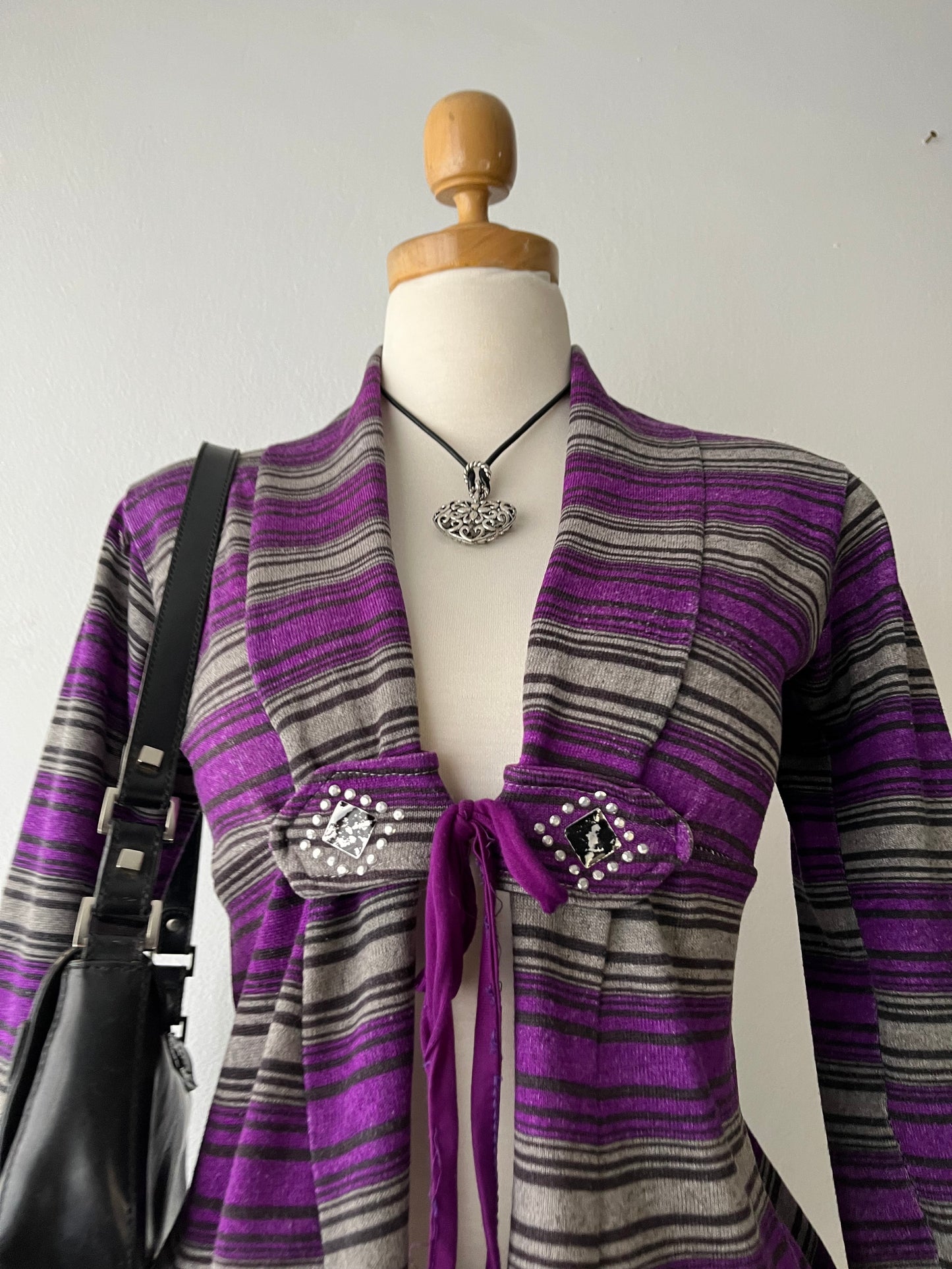 Boho chic cardigan top