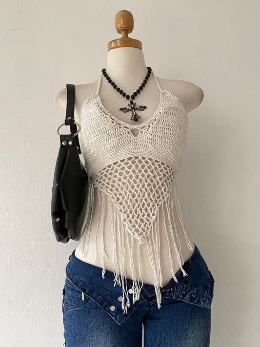 Boho knitted top