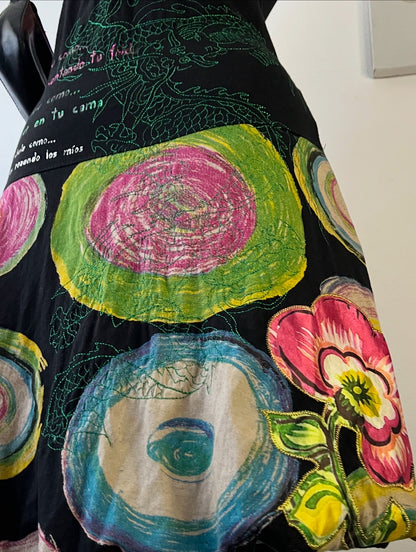 Adorable bohemian dress with a back bow