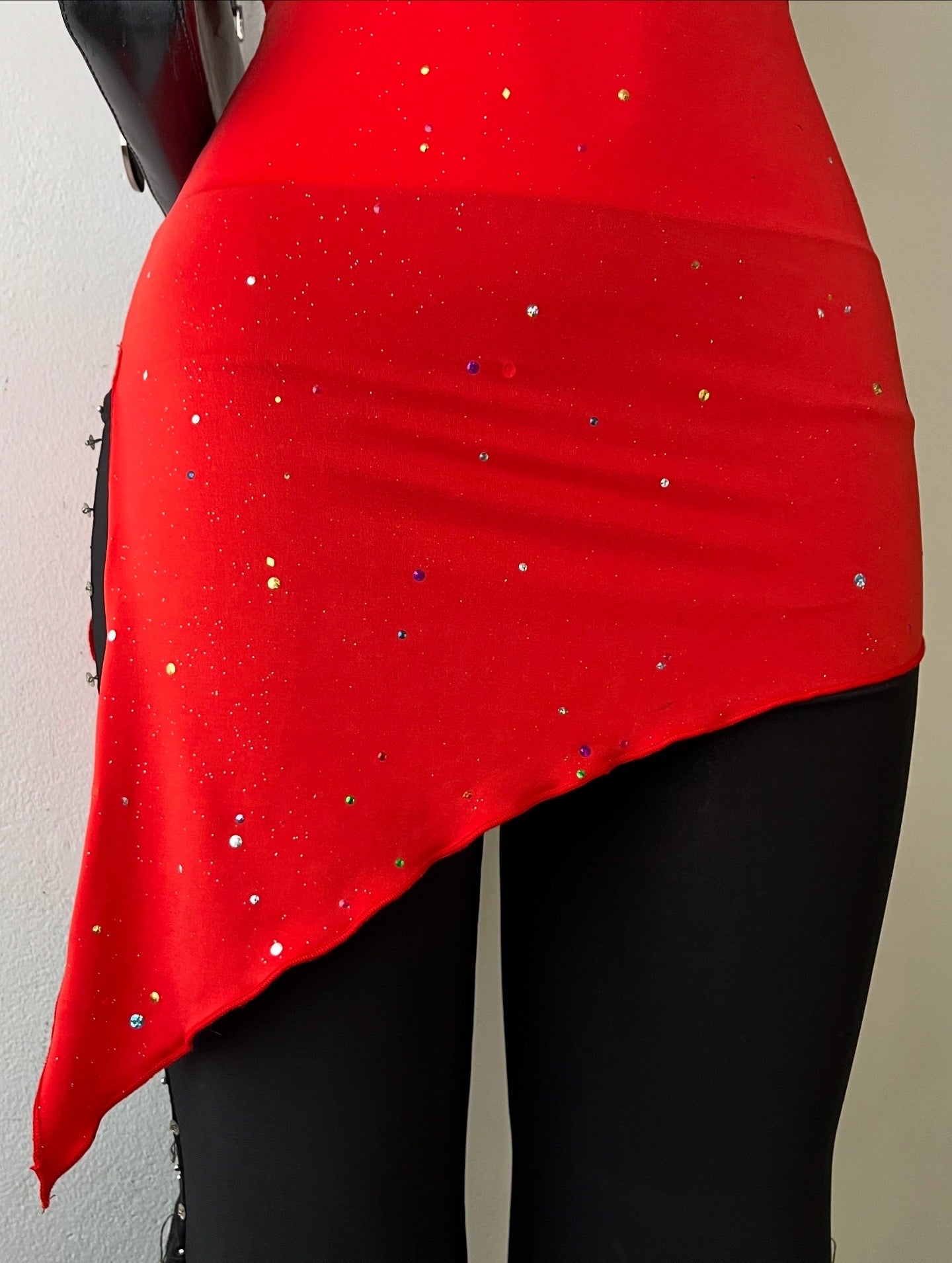 Asymmetrical halter top