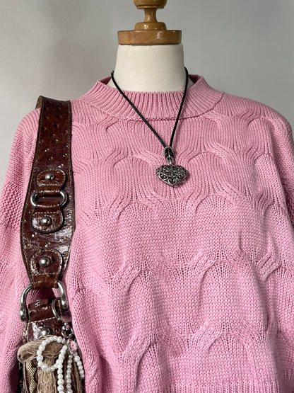 Sweater oversize a la cintura de mangas anchas