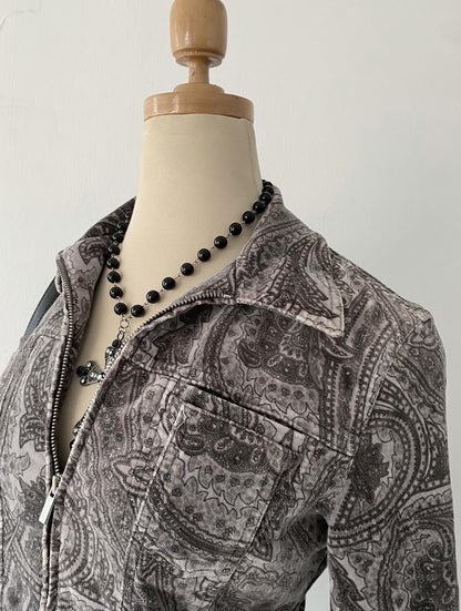 Pana jacket with gray designs