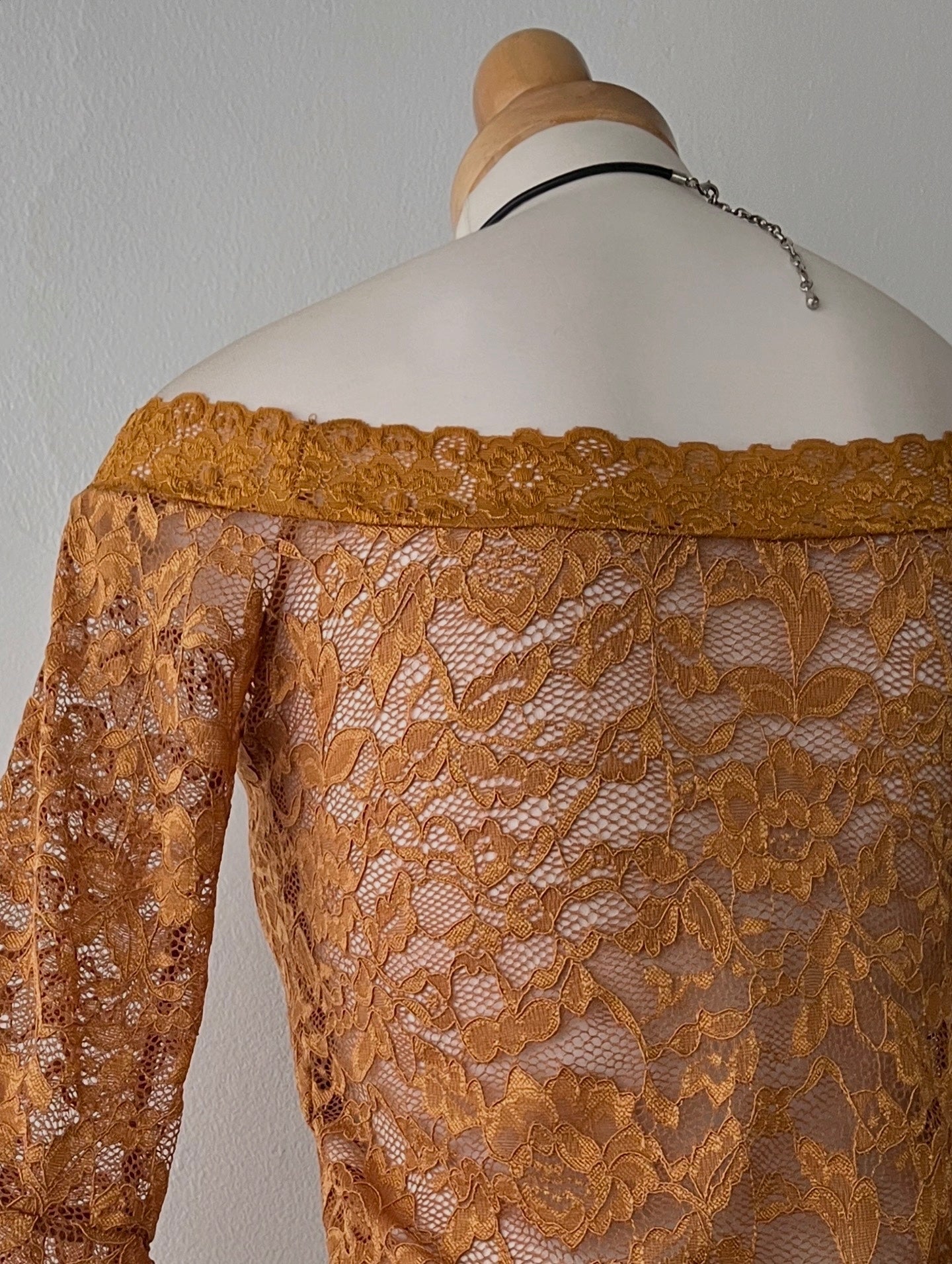 Off shoulder flared sleeve top