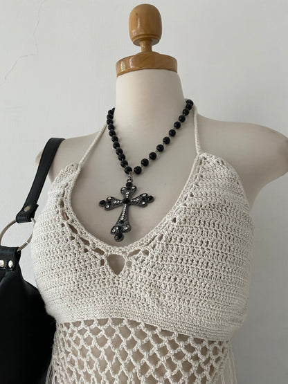 Boho knitted top