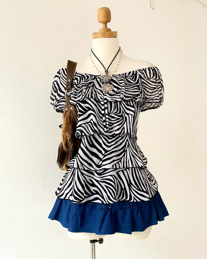 Adorable layered blouse