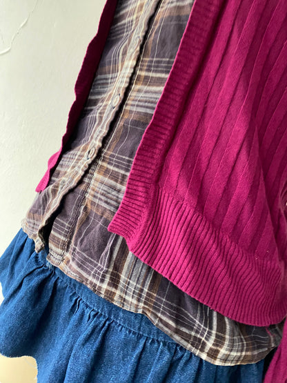 Blouse and cardigan